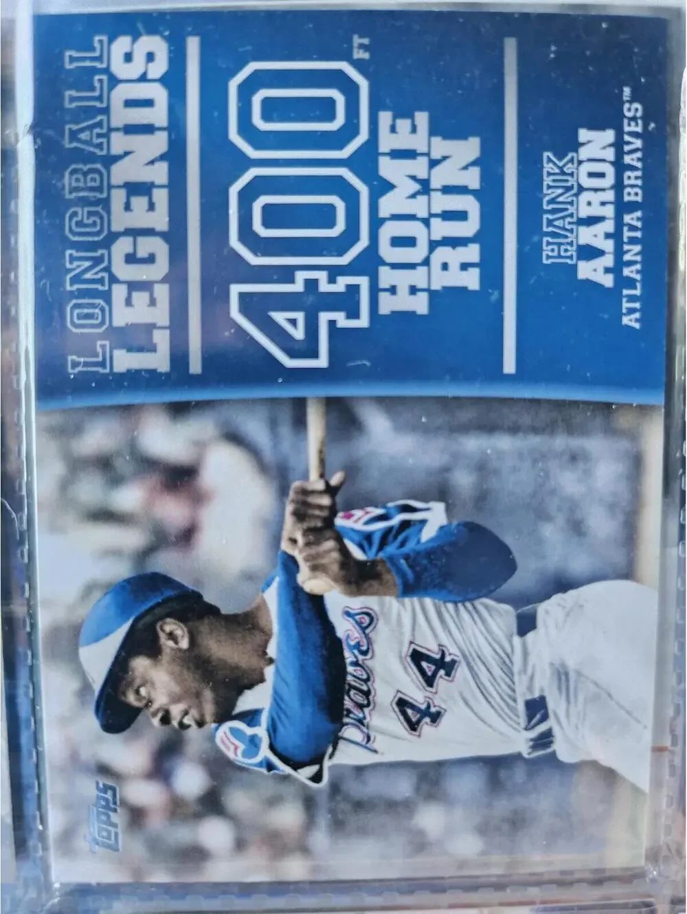 2018 Topps Longball Legends LL-44 - Hank Aaron - Atlanta Braves